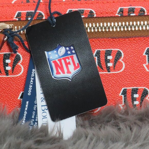 Dooney & Bourke NFL Cincinnati Bengals Continental Clutch Wallet (Orange) - Picture 9 of 9